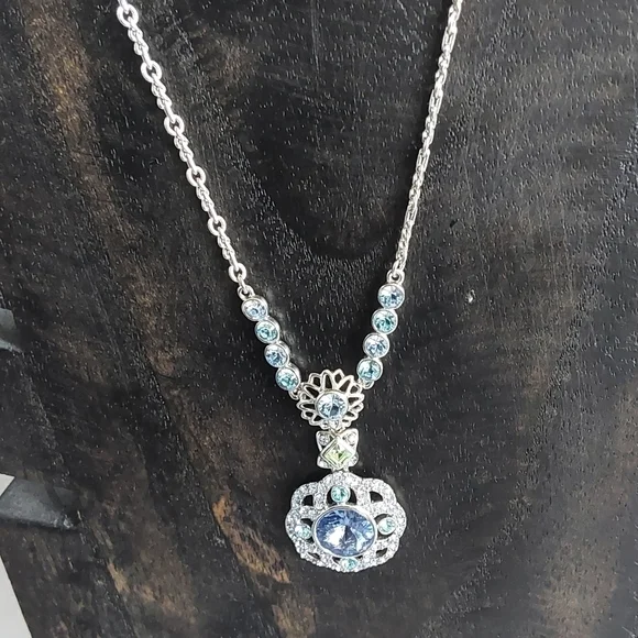 Givenchy SIGNED MULTICOLORED DIAMOND NECKLACE - Picture 2 of 6